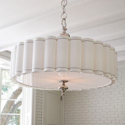Enormous Fluted Pendant by Global Views - Starlight Lighting USA and Canada